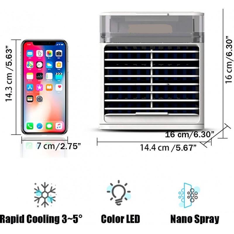 DOBO Mini ventilatore raffrescatore condizionatore purificatore umi...