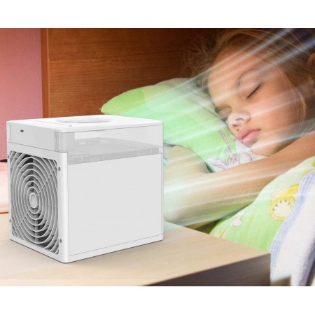 Mini ventilatore raffrescatore condizionatore purificatore umidificatore con 7 colori aria fresca purifica