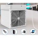 Mini ventilatore raffrescatore condizionatore purificatore umidificatore con 7 colori aria fresca purifica