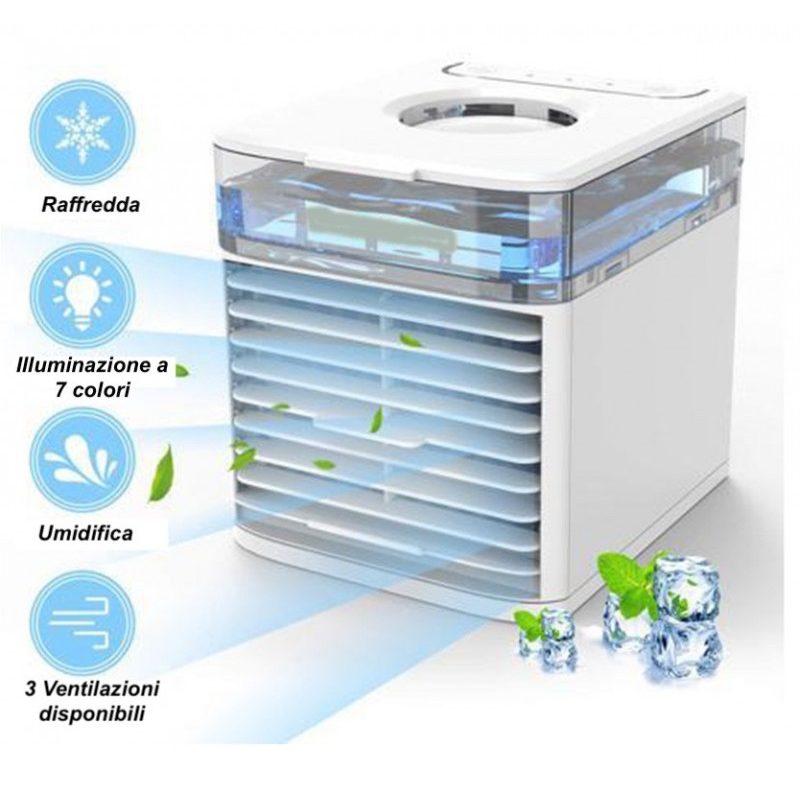 DOBO Mini ventilatore raffrescatore condizionatore purificatore umi...