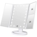 Specchio Trucco Cura della Pelle ante 22 LED 360° 1x 2x 3x interruttore Touch
