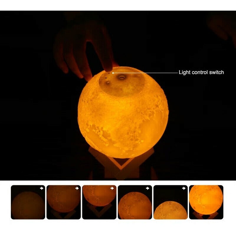 DOBO Umidificatore lampada luna luce led aromaterapia diffusore aro...