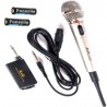 Karaoke Amplificatore Microfono Wireless o Cavo Registratore Canto jack 4.5