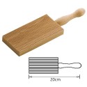 Rigagnocchi tagliere riga gnocchi legno pasta fresca MADE IN ITALY garganelli board