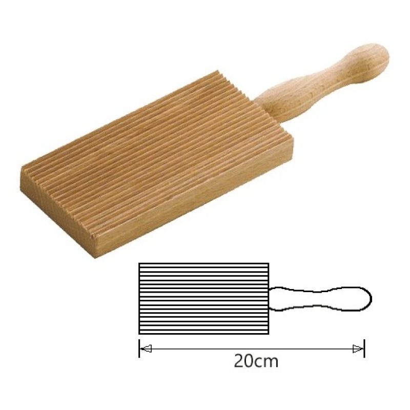WeHome Rigagnocchi tagliere riga gnocchi legno pasta fresca MADE IN...