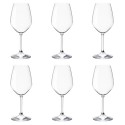 Bormioli Rocco set 6 Calci Resturant bianco 42.5 cl vetro ideali per vino bianco