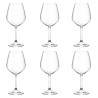 Bormioli Rocco set 6 Calci Resturant rosso 52.5 cl vetro ideali per...