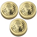 3x Tappi Bormioli Rocco x vasetti Quattro Stagioni 56 mm ORIGINALI Made in Italy