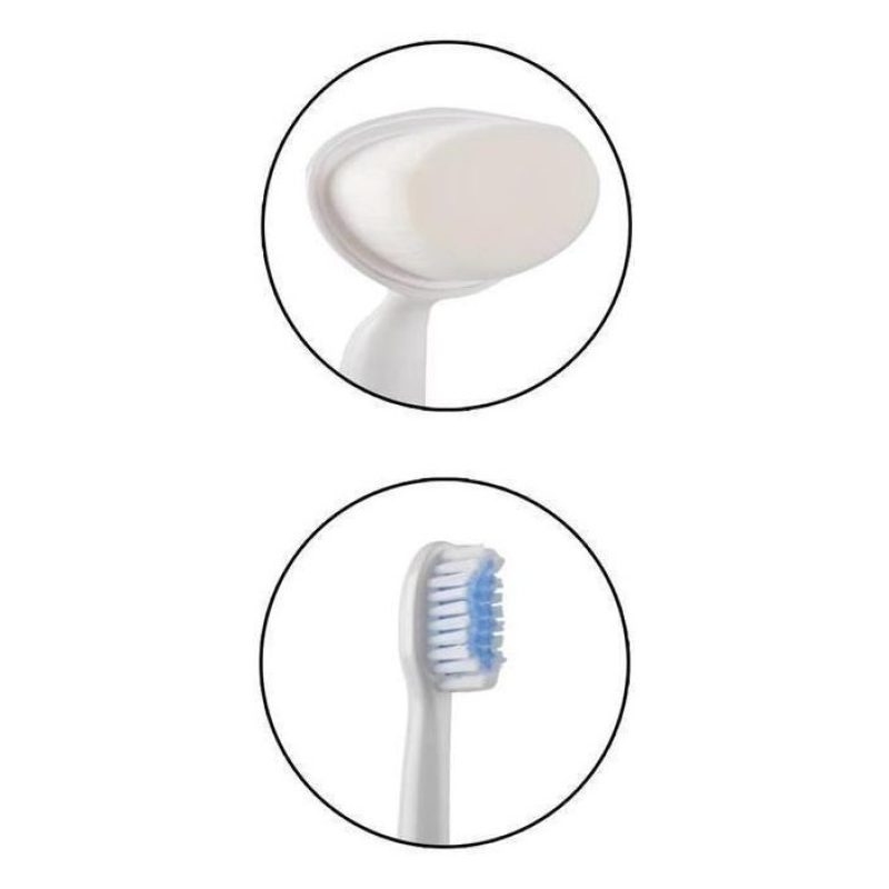 Spazzolino Testina Vibrante Alta Intensità Kit Spazzola Pulizia Denti o Viso
