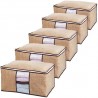 WeHome 5 box contenitori scatole per armadio salvaspazio organizzat...