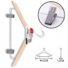 WeHome 6 Grucce appendini stampelle appendiabiti in legno resistent...