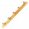 WeHome Appendiabiti Attaccapanni a Parete Legno 5 Posti Ganci Giacc...