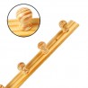 WeHome Appendiabiti Attaccapanni a Parete Legno 5 Posti Ganci Giacc...