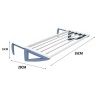 Gimi Stendino Pliko GIMI da termosifone, finestra e balcone for cat...