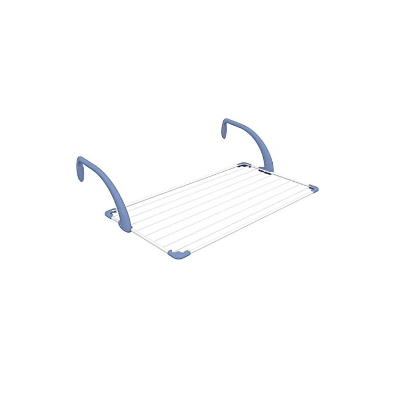 GIMI stendino stendibiancheria da balcone acciaio Brezza 100cm