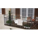 Stendibiancheria stendino balcone COLOMBO Balcony 10m braccia regolabili acciaio