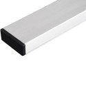Barra magnetica porta coltelli acciaio satinato 40cm montaggio parete senza fori
