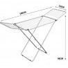 Gimi Gimi Jolly Silver Stendibiancheria da Pavimento, Stendino con ...