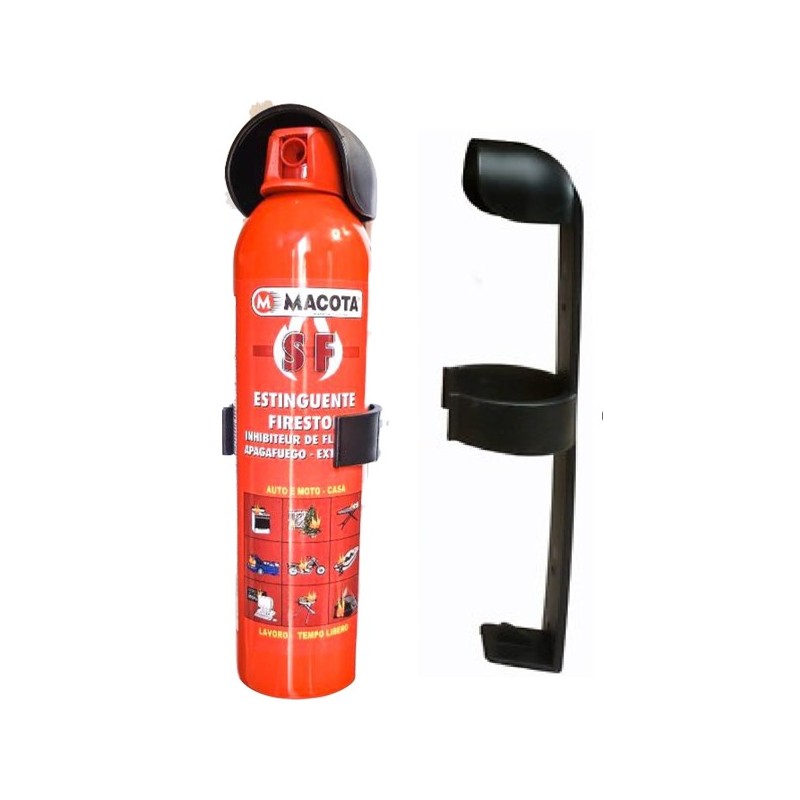 Estintore portatile da 500 g con supporto auto barca camper camino stufa casa