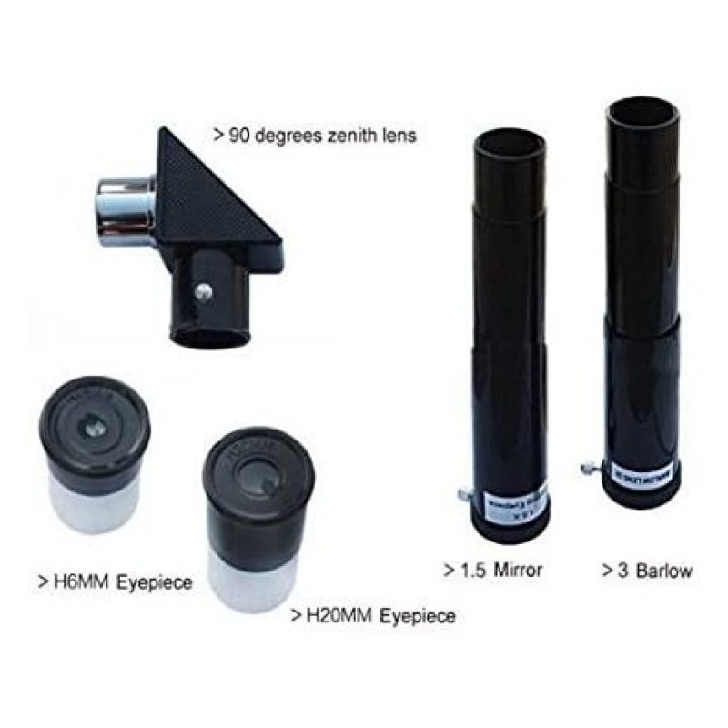 Hongu F30070M Set telescopio riflettore astronomico con mirino trep...