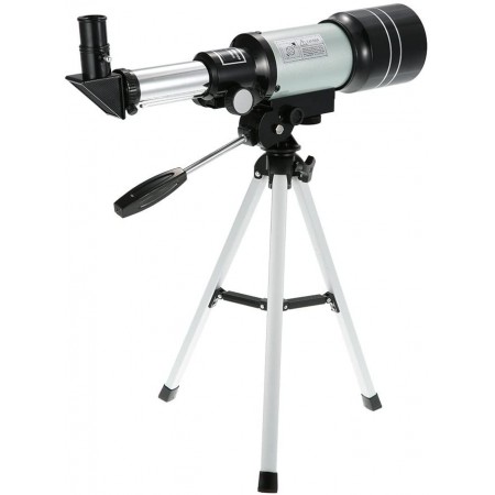 F30070M Set telescopio riflettore astronomico con mirino treppiedi e accessori