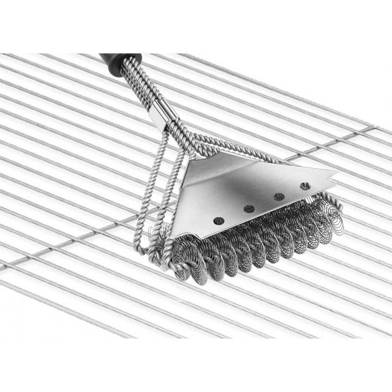 Hongu Spazzola BBQ Barbecue Grill pulizia griglia pulitore in accia...