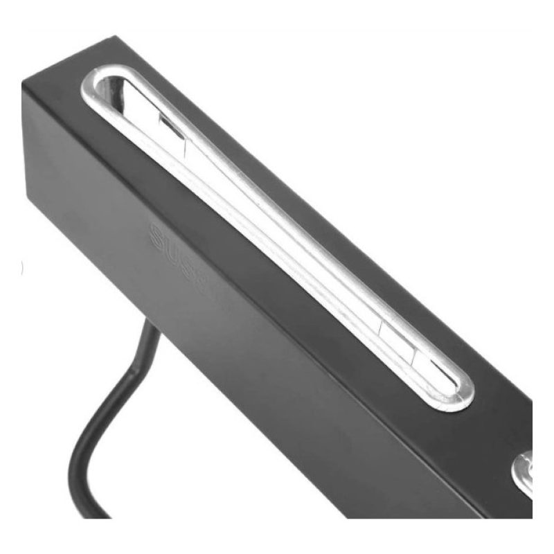 Hongu Porta coltelli da parete in acciaio portaoggetti cucina nero ...