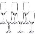 Set Cok Calice Flute Emperador 21 cl per Champagne 6 pz