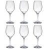 Hongu Set 6 bicchieri calici da vino rosso bianco acqua COK Zar gra...