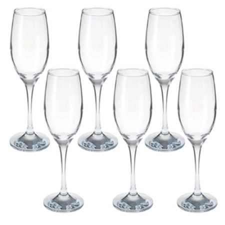 Set bicchieri calici da champagne COK Zar Flute 6 calici in vetro