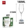Hongu Set bicchieri calici da champagne COK Zar Flute 6 calici in v...