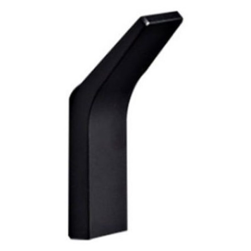 Hongu 6x Ganci porta abiti oggetti bagno cucina nero fissaggio pare...