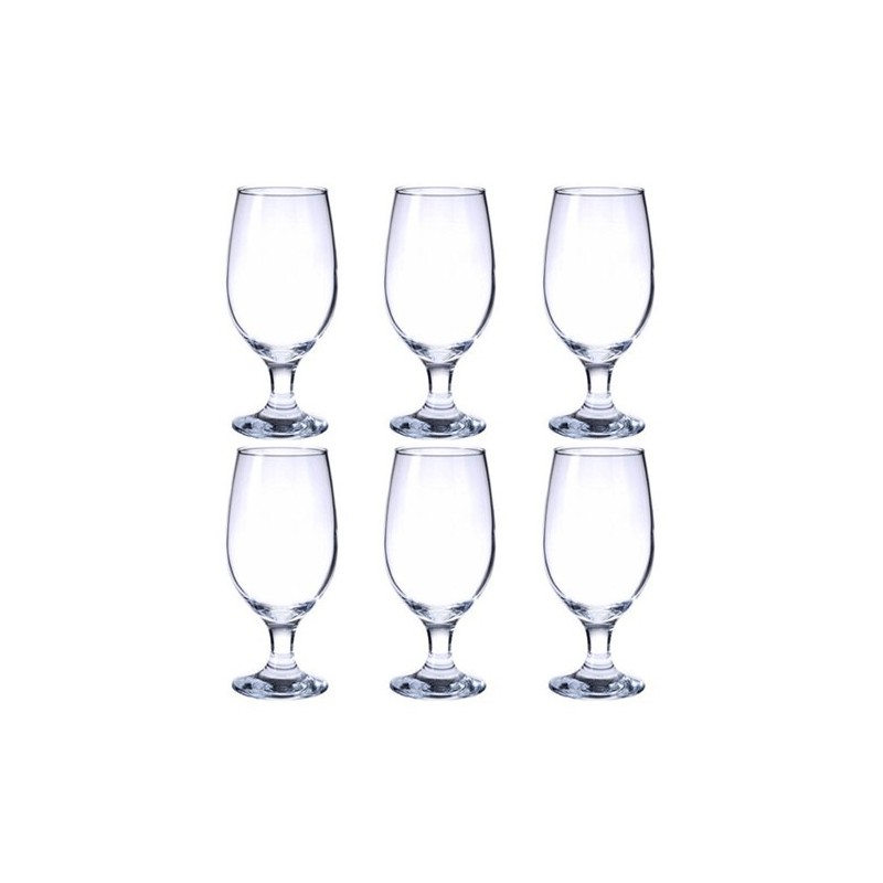 Set bicchieri calici da birra COK Zar cerveza 6 calici in vetro 37 cl