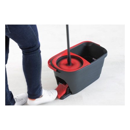 Vileda turbo smart mocio e secchio panno in microfibra manico telescopico strizza