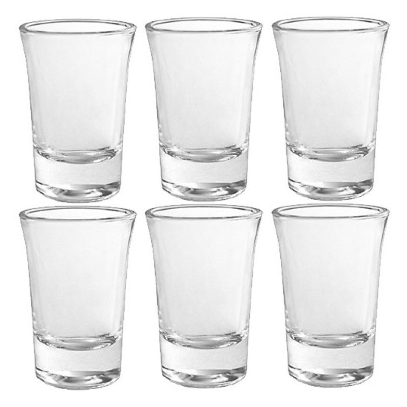 Hongu Set 6 bicchierini Florencia vetro liquore bicchieri chupito s...