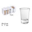 Set 6 bicchierini Florencia vetro liquore bicchieri chupito shot amaro feste bar