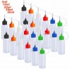 Hongu 24x Bottiglia boccette Con Ago Punta Precisione Liquido Conta...