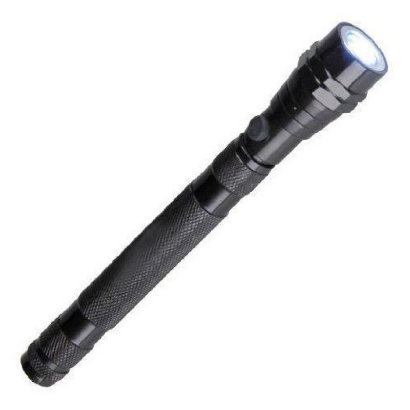 Torcia estensibile luce LED magnetica telescopica allungabile 360° magnete