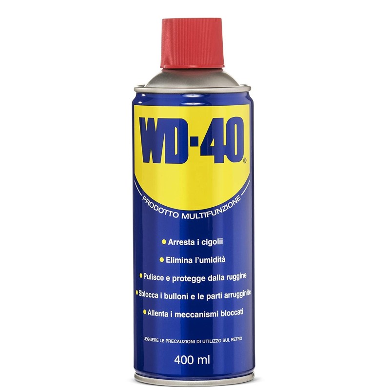 WD-40 spray multifunzione da 400ml lubrificante sbloccante detergente protettivo