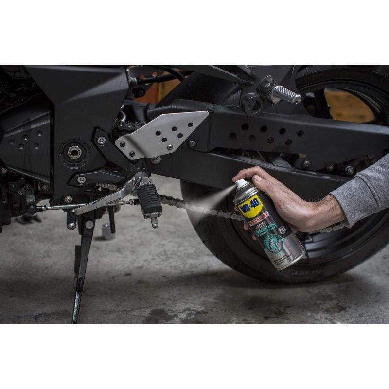 Hongu Grasso catena spray WD40 WD-40 Specialist moto condizioni asc...