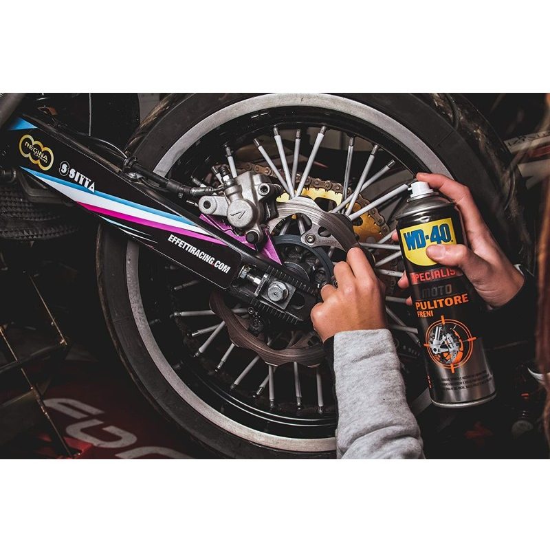 WD Specialist moto WD-40 pulitore pulisci pulizia per freni dischi ...