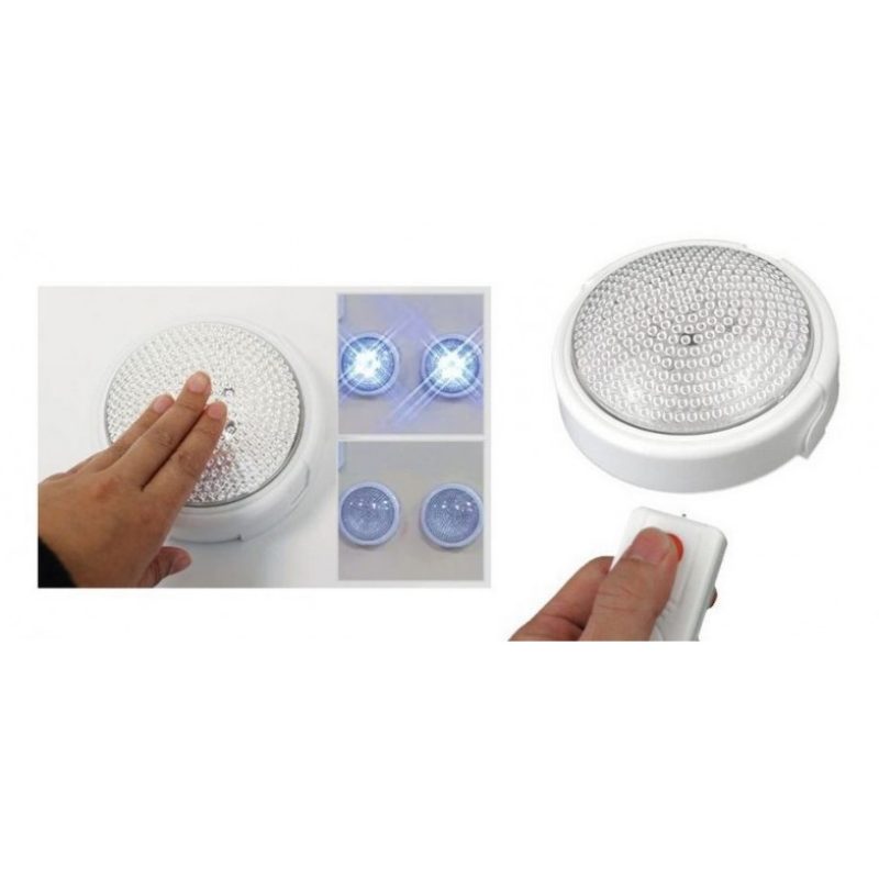 Lampada a Led Pulsante Accensione con Telecomando Lampadario Luce Faretto
