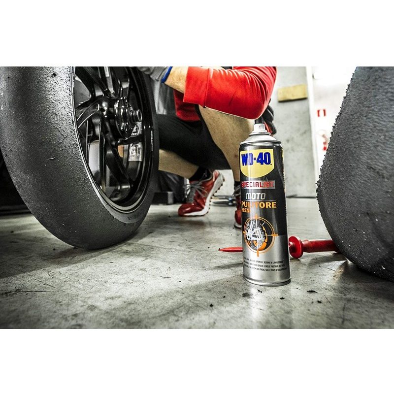 WD Specialist moto WD-40 pulitore pulisci pulizia per freni dischi ...