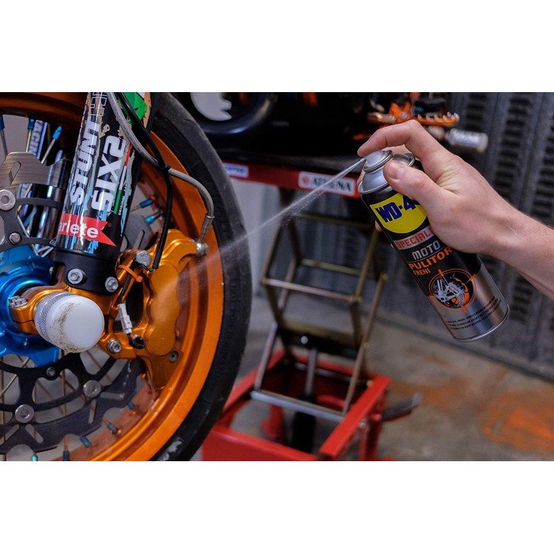 WD Specialist moto WD-40 pulitore pulisci pulizia per freni dischi ...