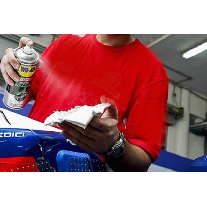 WD WD40 Specialist moto cera lucidante 400 ml alluminio carbonio cr...