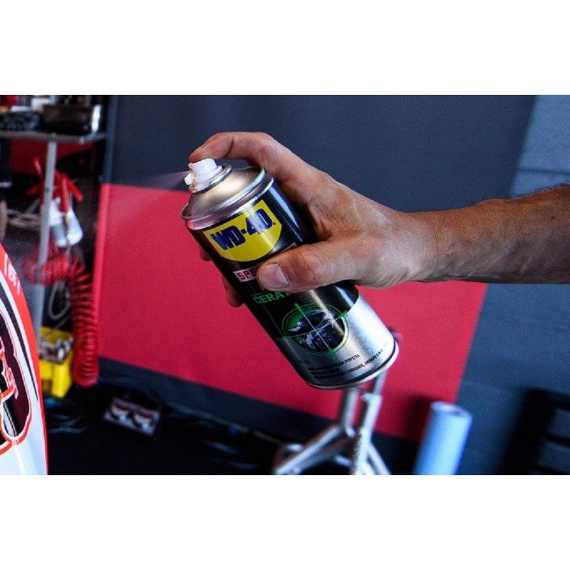 WD WD40 Specialist moto cera lucidante 400 ml alluminio carbonio cr...