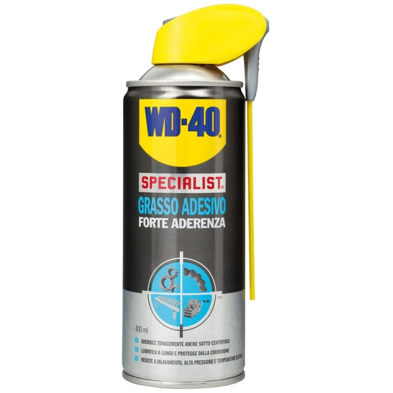 Grasso spray adesivo wd40 Specialist lubrificante sbloccante forte aderenza 400ml