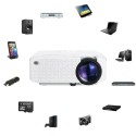 Proiettore LED Ultra HD WIFI 3D wireless D40W casa Cinema 1600LM Supporto Q-A16