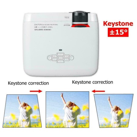 Proiettore LED Ultra HD WIFI 3D wireless D40W casa Cinema 1600LM Supporto Q-A16