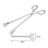 Hongu Pinza cucina barbecue acciaio forbici set BBQ carne pesce ute...